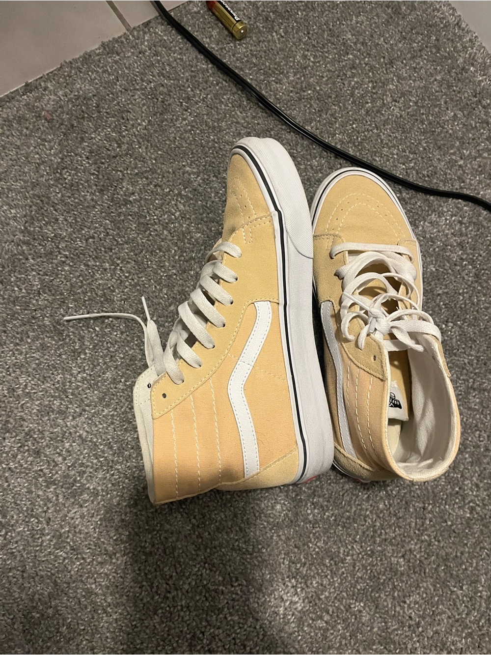 Vans SK8-Hi Yellow vanilla custard 45$
